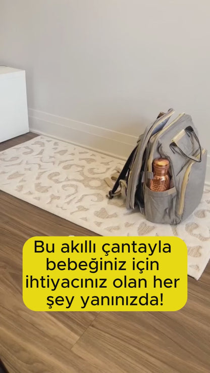 Çok Fonksiyonlu Anne-Bebek Sırt Çantası